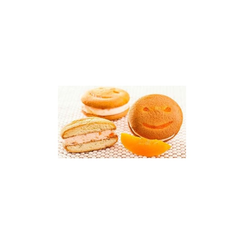 Biscuiti Smile Sandwich Crema Piersica 17Kg/Cutie